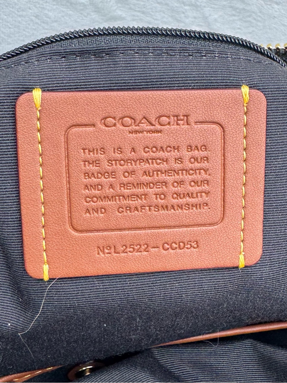 Coach Black Embossed Pebbled Leather Satchel with Mixed Metal Chains - Picture 6 of 10